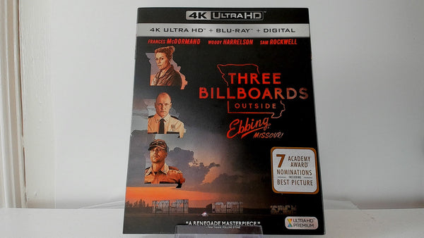 Three Billboards Outside Ebbing, Missouri W/ Slip [4K Bluray] - Other Modern - USED -