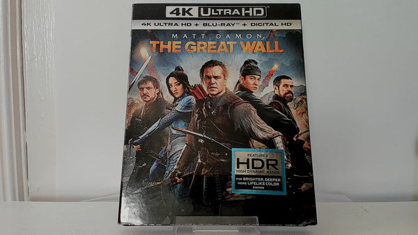 The Great Wall w/ Slip [4K Bluray] -  - Used  - $10