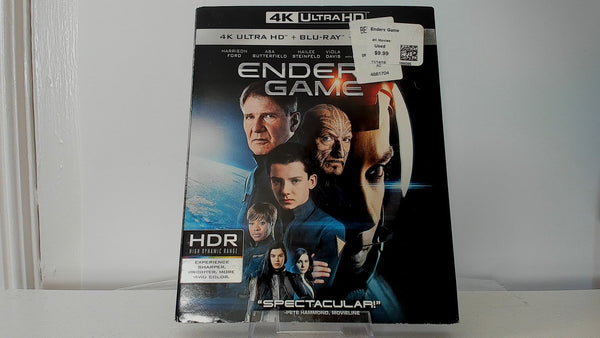 Ender's Game w/ Slip [4K Bluray] -  - Used  - $10